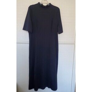 Who What Wear Black Dress Conservative Tie Ribbon Back Neck Womens XXL Plus Sz